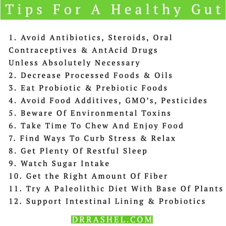 12 Tips To Heal Your Gut