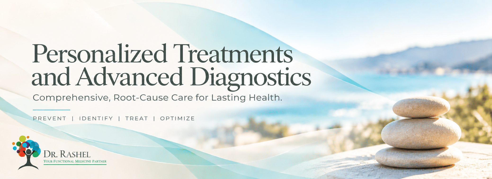 Personalized Functional Medicine treatments and advanced diagnostics at Dr. Rashel Tahzib's Los Angeles and Denver practice, featuring root-cause medical care.